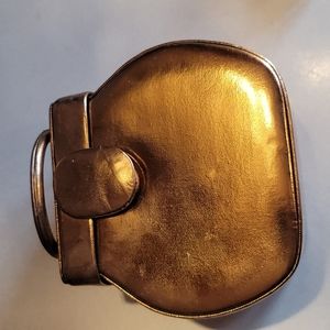 Vintage Copper Evening Bag With Matching Mirrored Coin Purse